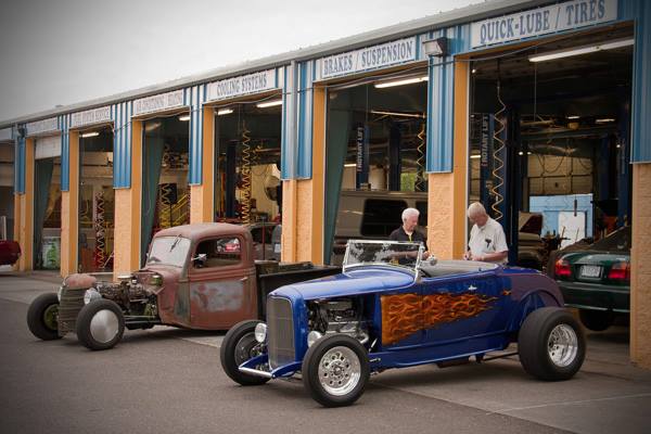 Retro Cars at Bassitt Auto Co